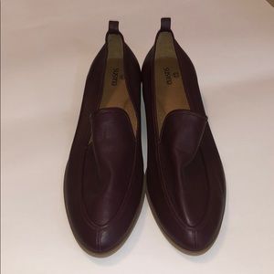 Susina Burgundy Leather Kellen Almond Toe Loafer